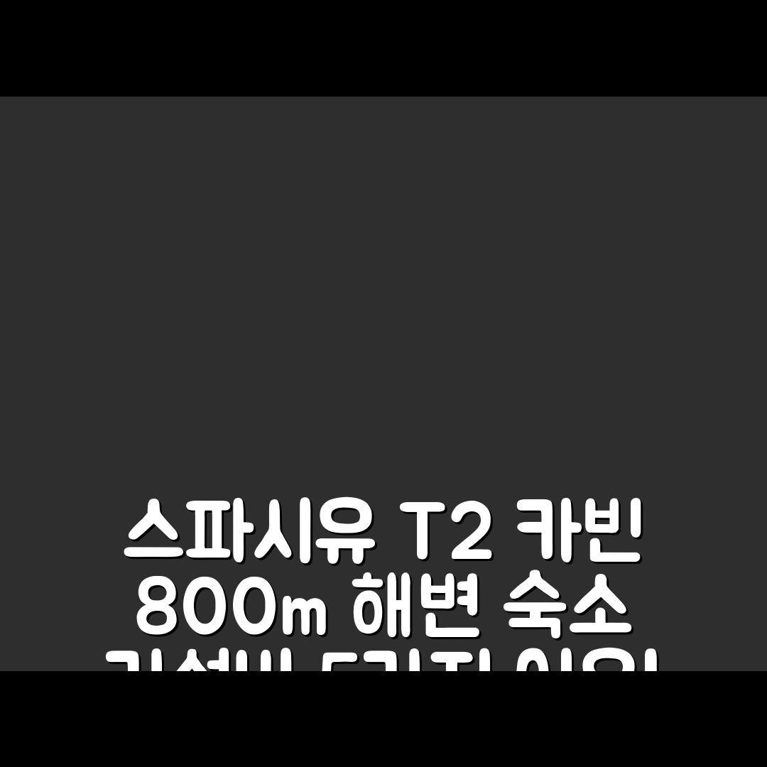 보르므 레 미모사 숙소 여행 호텔 추천 스파시유 T2 카빈 | 800m 해변과 조식, 가성비 좋은 5가지 이유