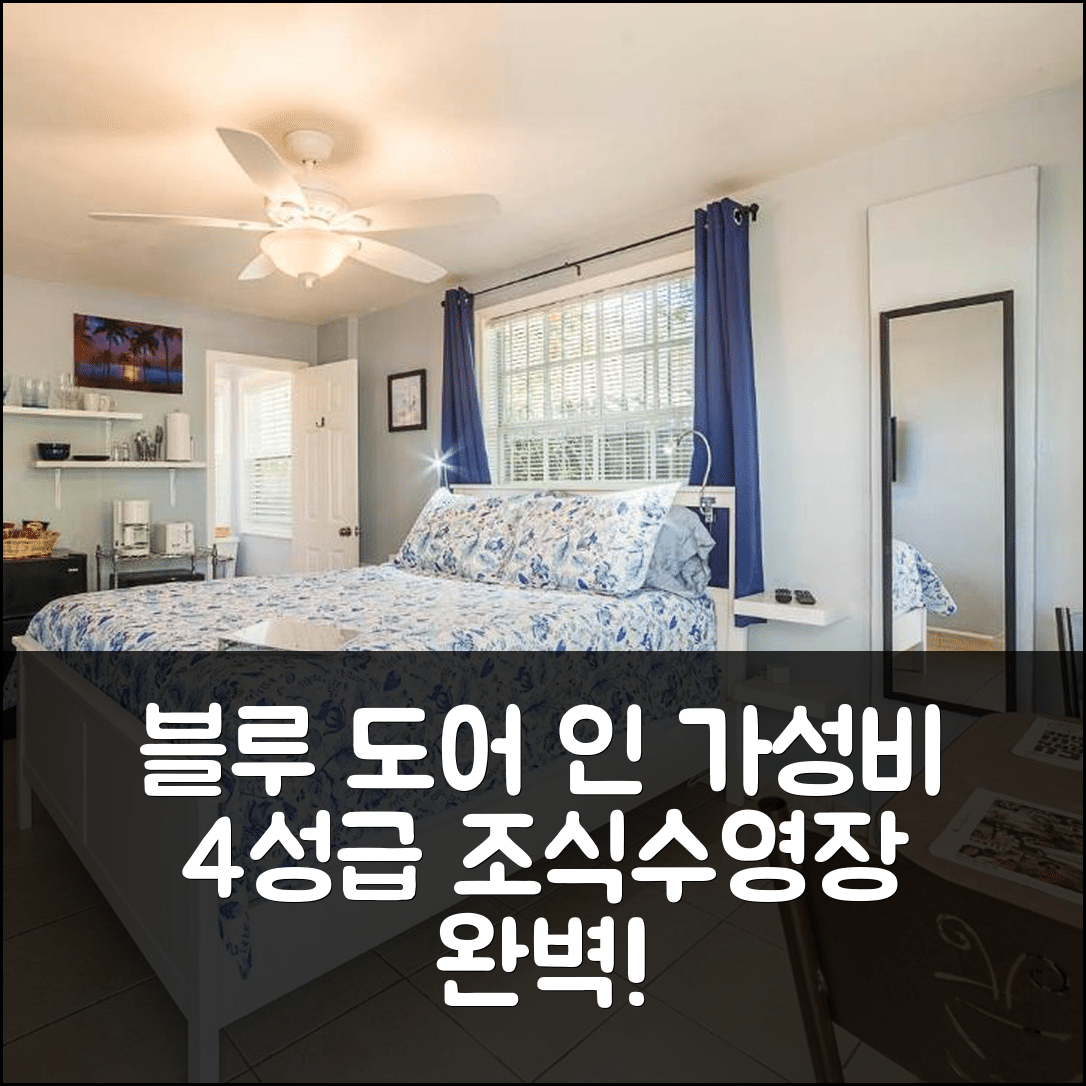 포트 로더데일 숙소 여행 호텔 추천 블루 도어 인 | 가성비 뛰어난 4성급 조식 수영장 위치 7가지 이유