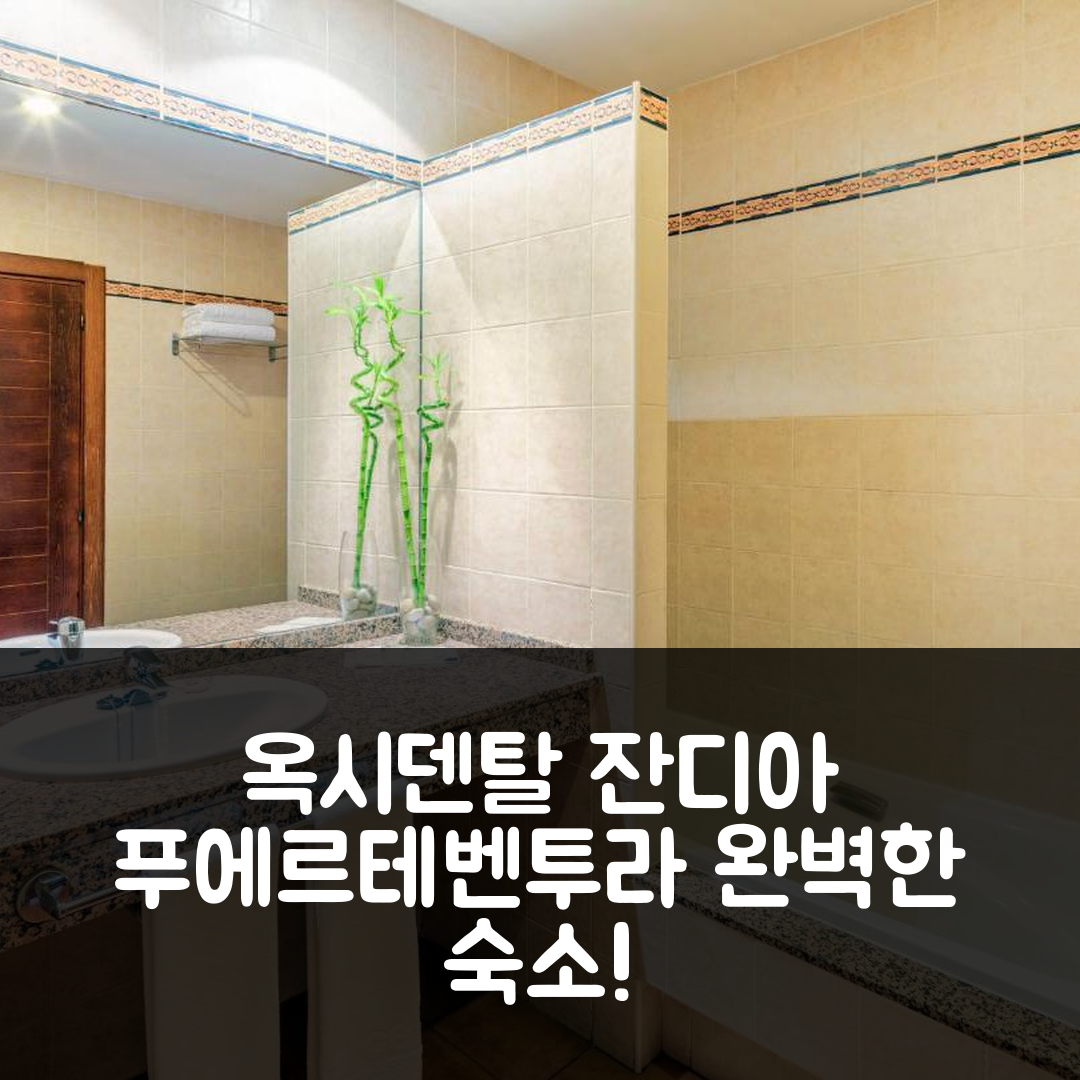 푸에르테벤투라 숙소 여행 호텔 추천 옥시덴탈 잔디아 플라야 | 4성급 조식과 가성비 최강의 위치 7가지 이유