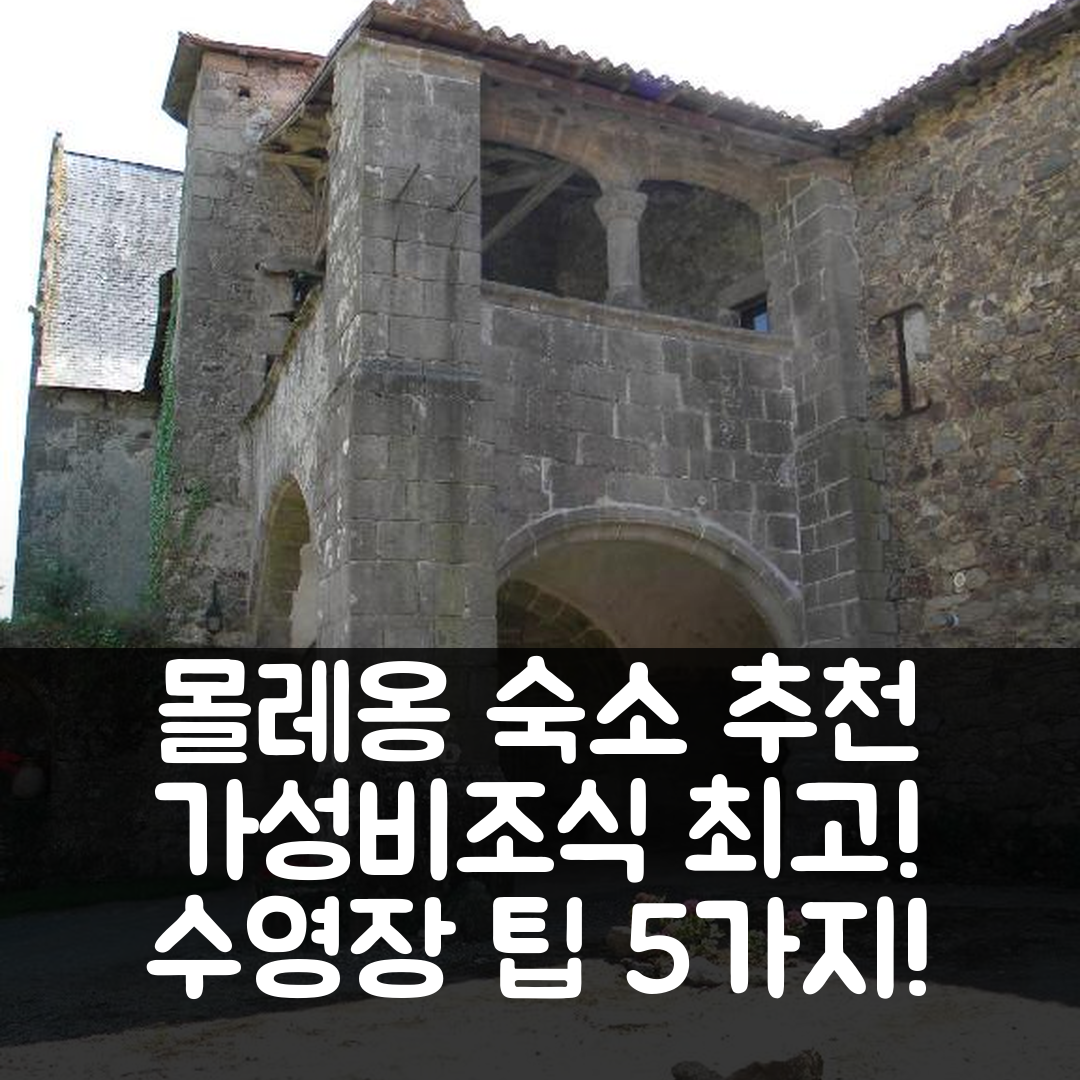몰레옹 숙소 여행 호텔 추천 라 블란디니에르 | 가성비와 조식, 수영장 정보 5가지 팁