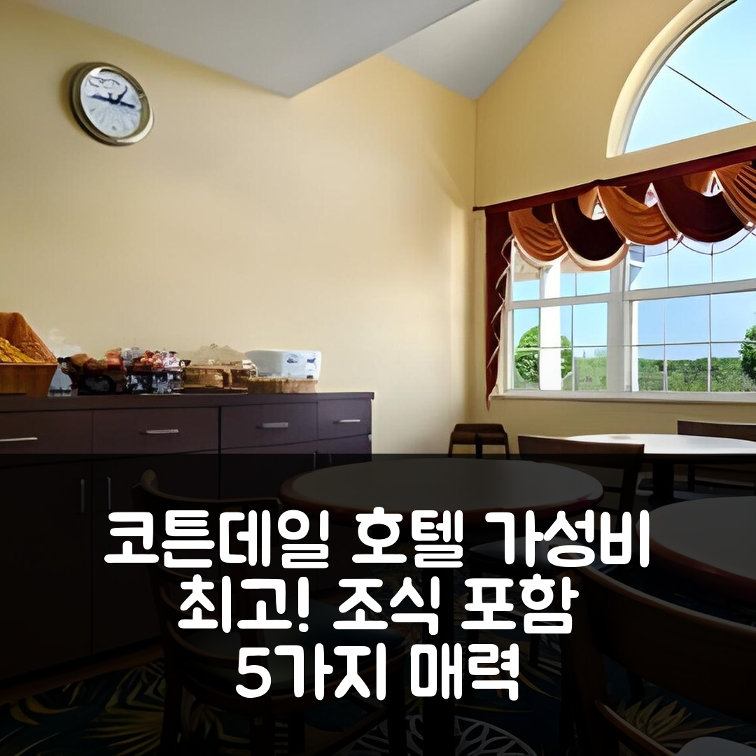 코튼데일 숙소 여행 호텔 추천 마이크로텔 인 앤 스위트 | 가성비와 조식 포함한 5가지 매력 포인트